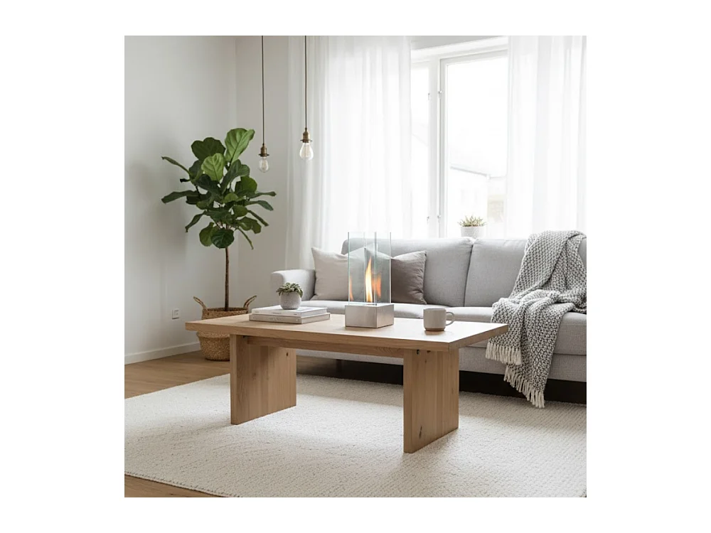 Glow,  Caminetto al bioetanolo (25cm X 25cm H. 65cm)| Duzzle