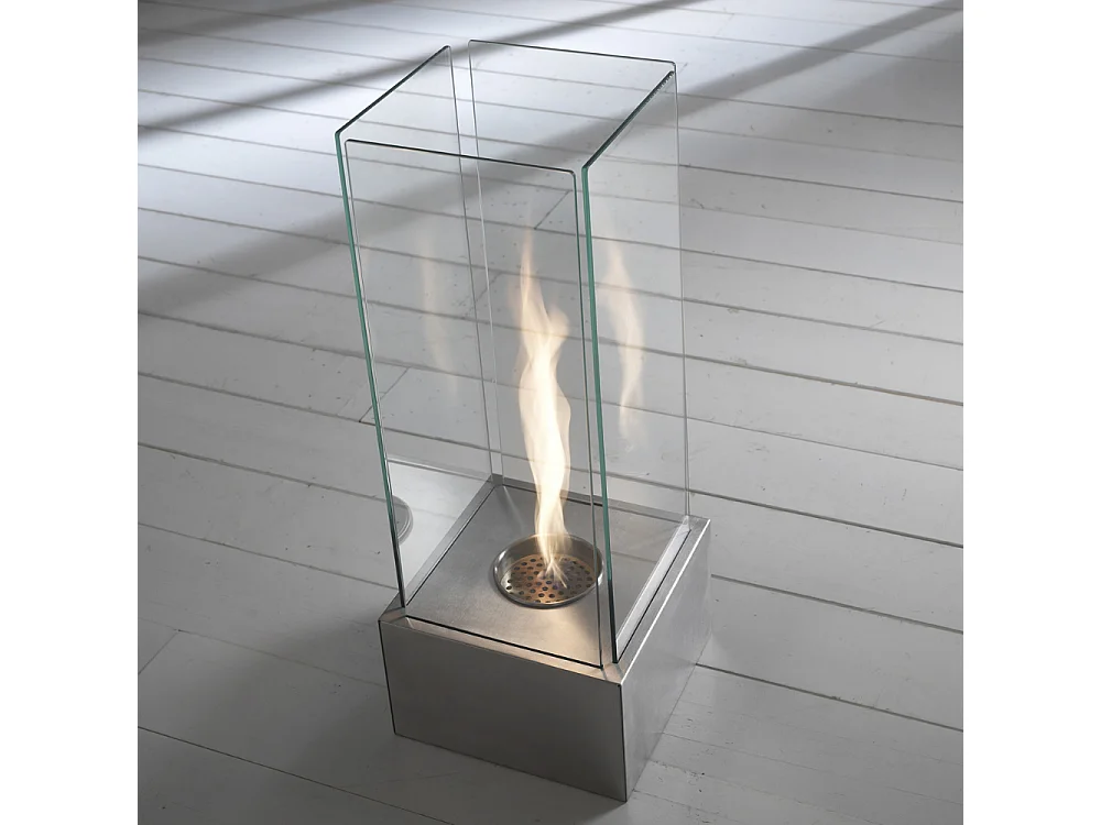 Glow,  Caminetto al bioetanolo (25cm X 25cm H. 65cm)| Duzzle