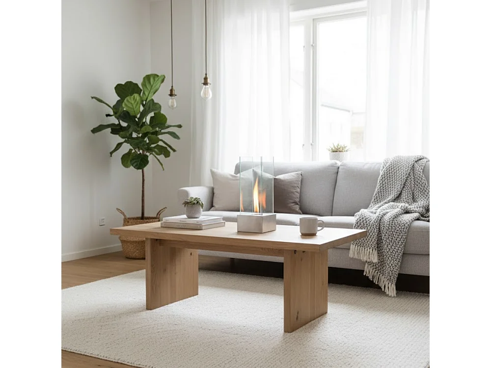 Glow,  Caminetto al bioetanolo (25cm X 25cm H. 65cm)| Duzzle