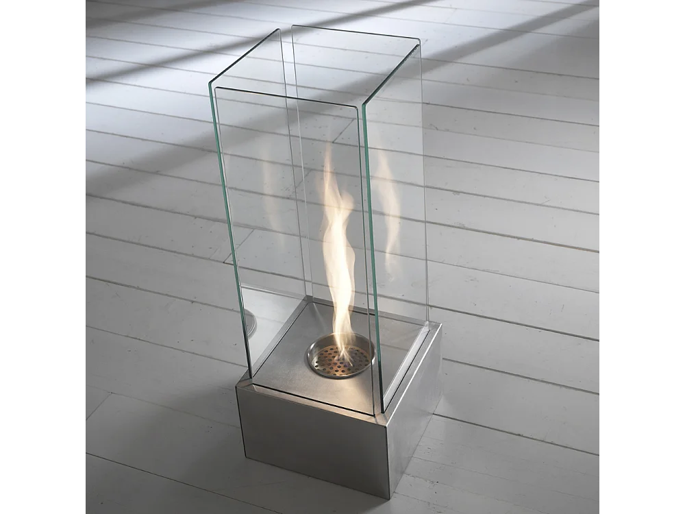 Glow,  Caminetto al bioetanolo (25cm X 25cm H. 65cm)| Duzzle