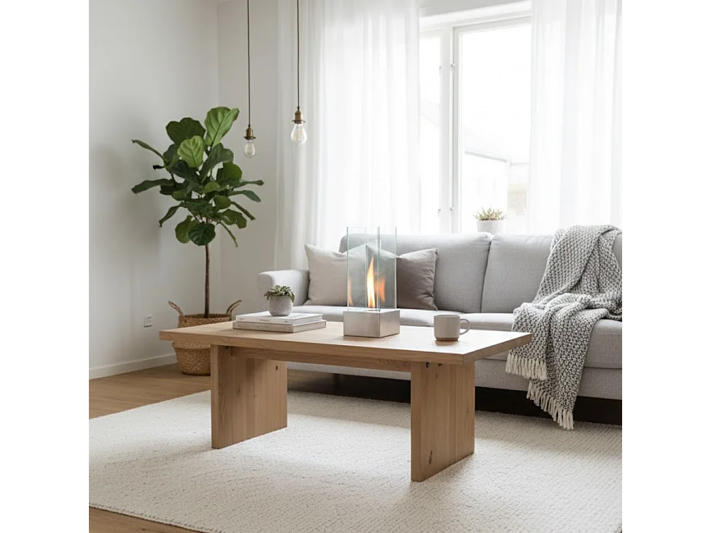 Glow,  Caminetto al bioetanolo (25cm X 25cm H. 65cm)| Duzzle