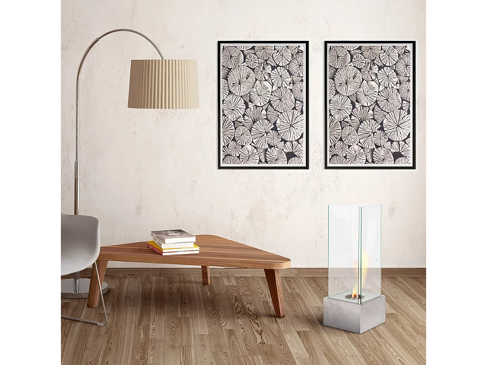 Glow,  Caminetto al bioetanolo (25cm X 25cm H. 65cm)