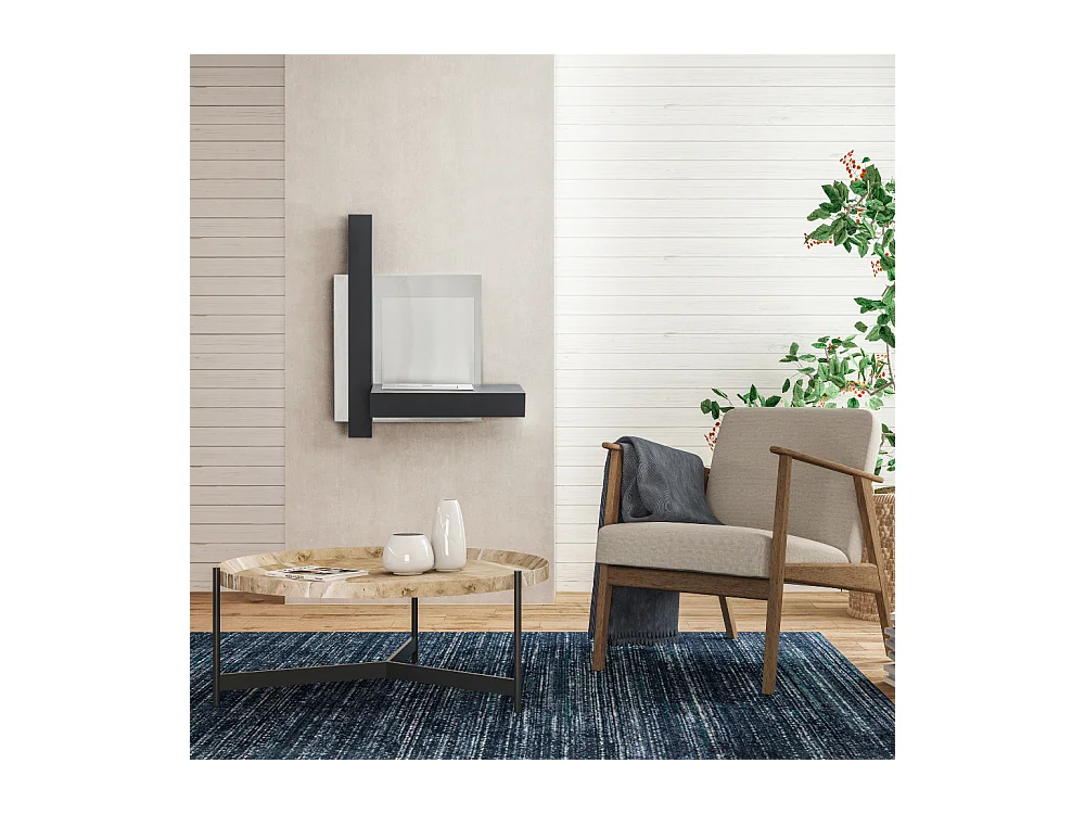 Blaze,  Biocamino da parete (22cm X 72cm H. 63cm)| Duzzle