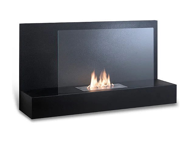 Flare,  Biocamino da parete (26cm X 90cm H. 50cm)| Duzzle