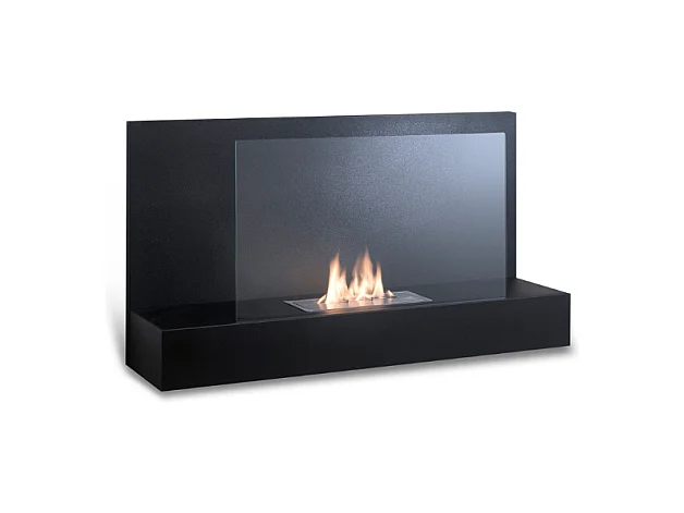 Flare,  Biocamino da parete (26cm X 90cm H. 50cm)| Duzzle