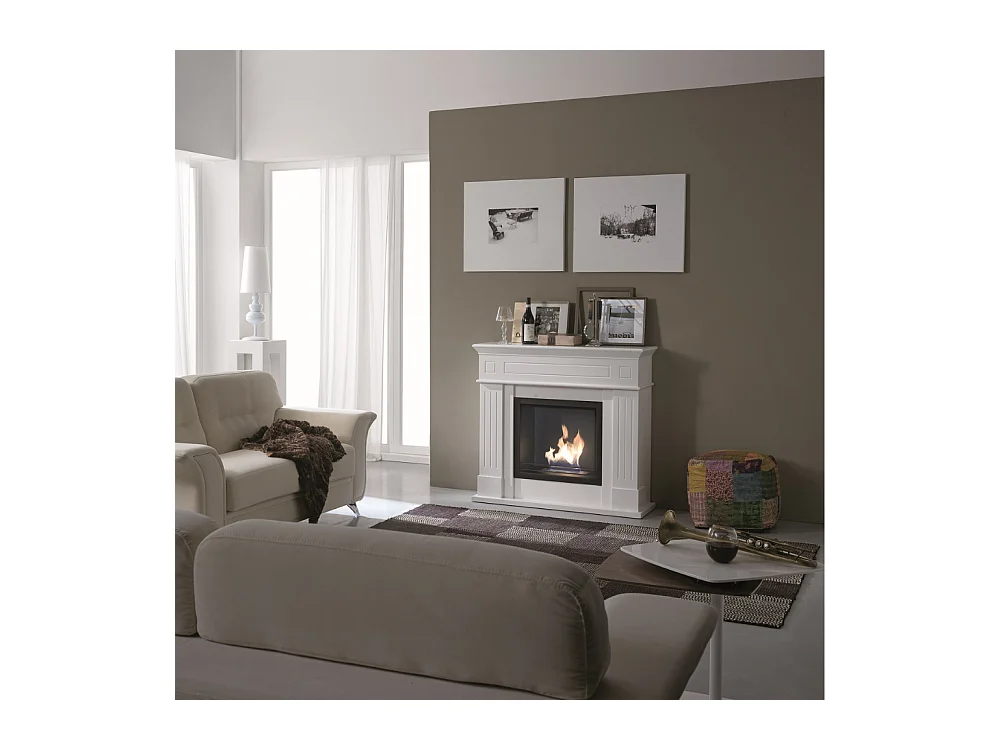 Aura,  Biocamino da terra (37cm X 110 H. 102cm)| Duzzle