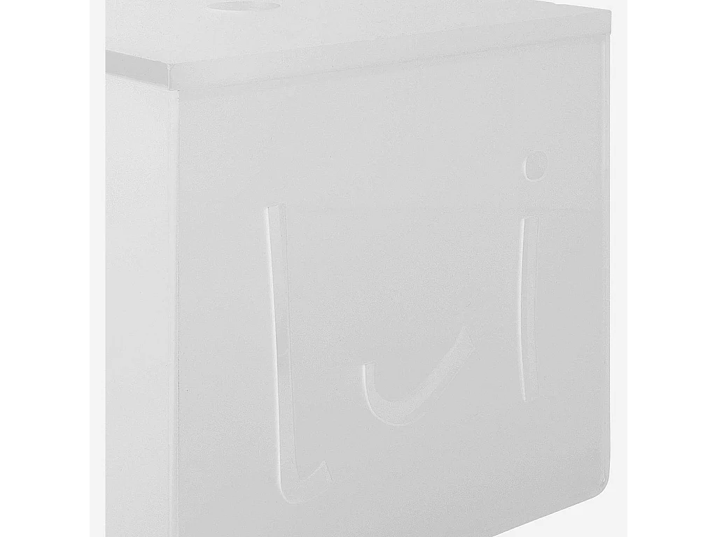 Habitat - Boîte de rangement - Transparent - 14 x 14 x 12,5 cm (Lot de 4) - Espresso