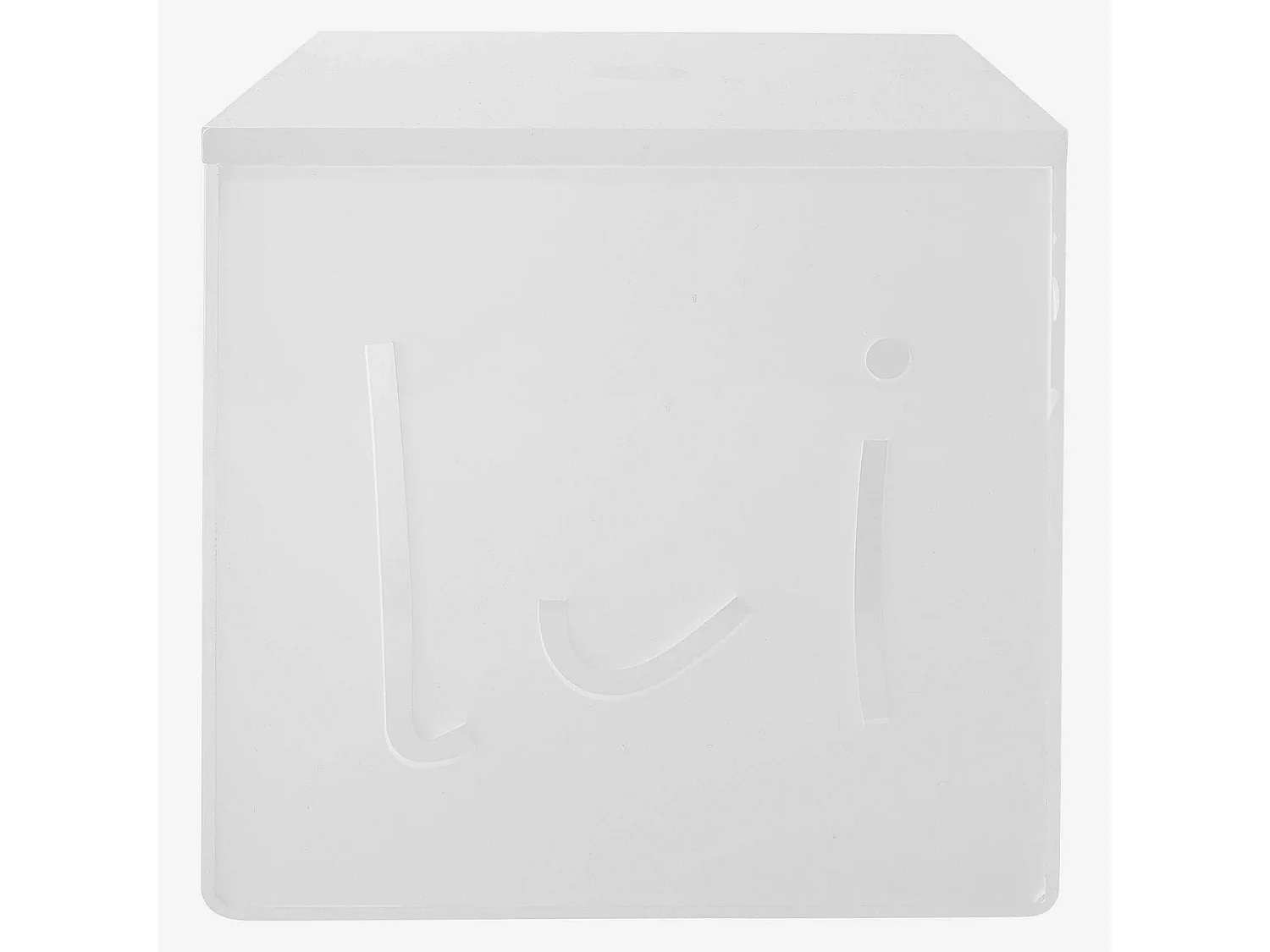 Boîte de rangement - Transparent - 14 x 14 x 12,5 cm (Lot de 4)