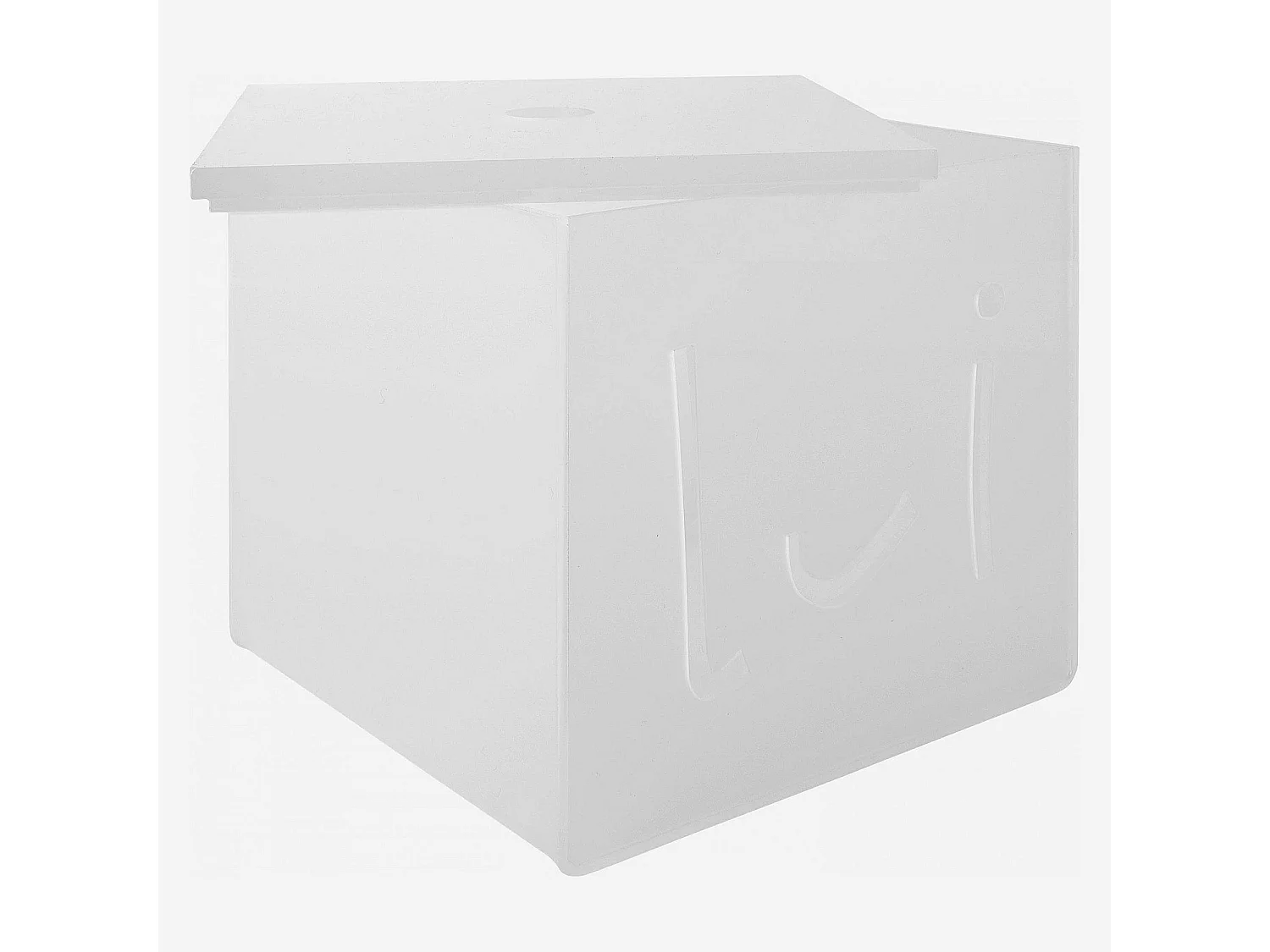 Boîte de rangement - Transparent - 14 x 14 x 12,5 cm (Lot de 4)