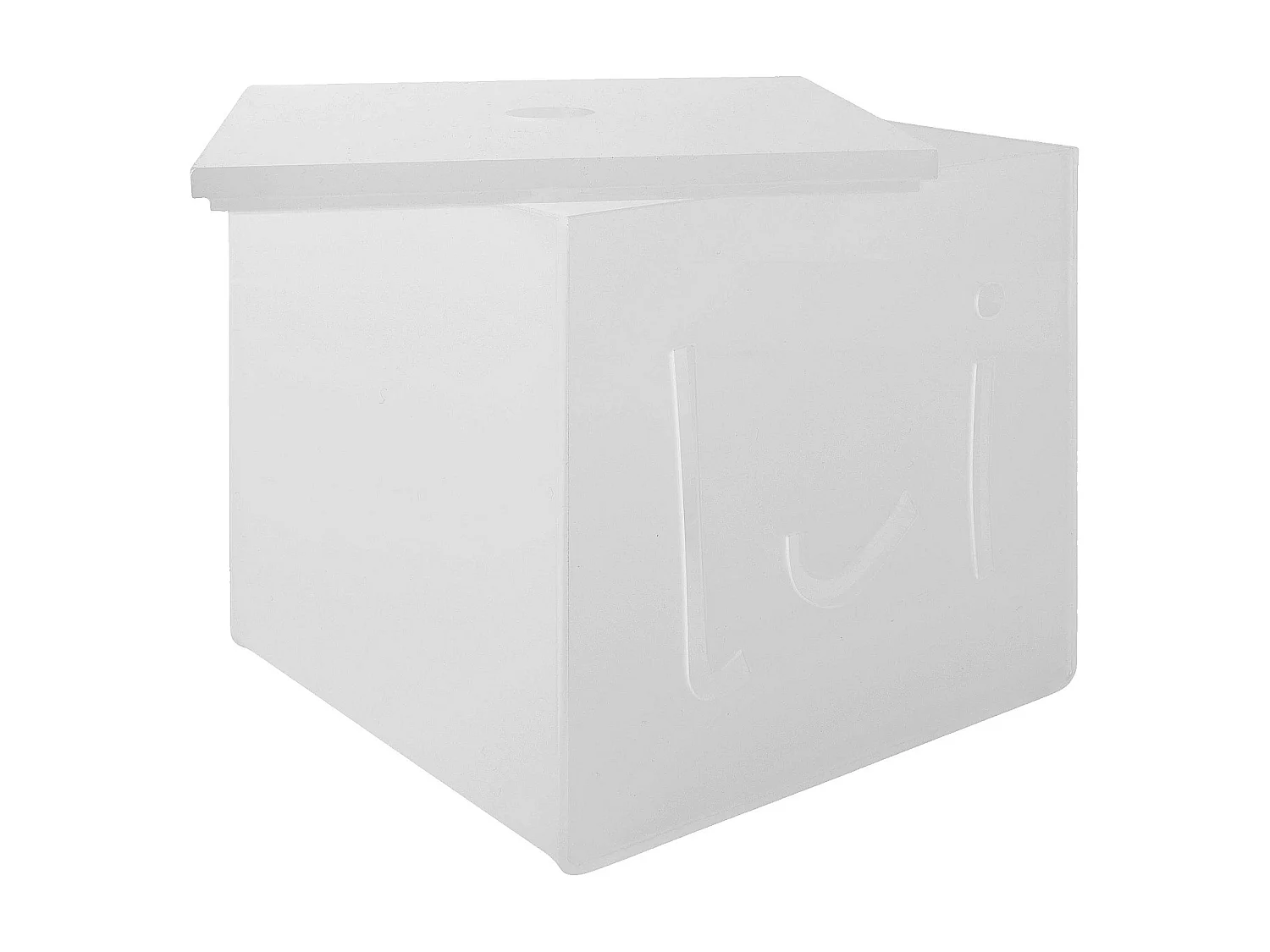 Habitat - Boîte de rangement - Transparent - 14 x 14 x 12,5 cm (Lot de 4) - Espresso