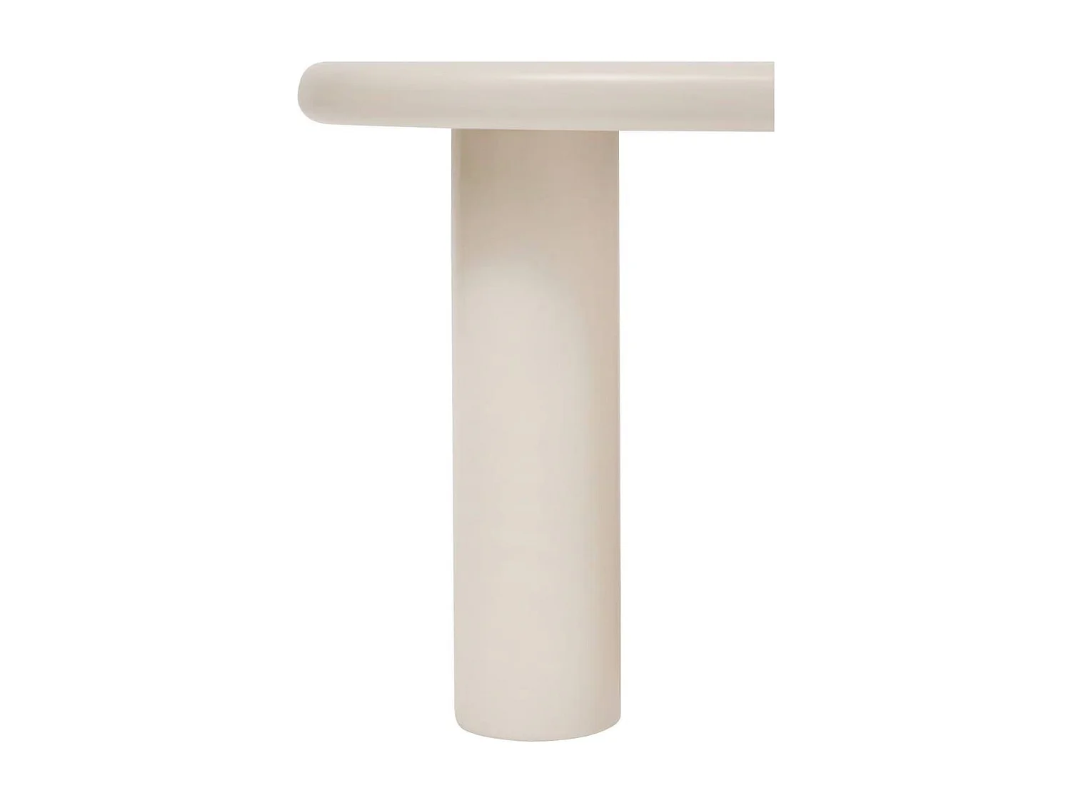 Lot de 2 tables basse coloris ivoire - Longueur 80/100 x largeur 46,5/60 x Hauteur 30/40 cm