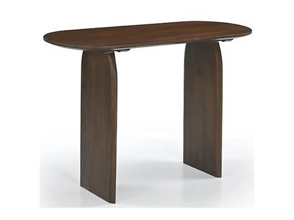 Table d'appoint console en bois d'acacia - Longueur 110 x largeur 45 x Hauteur 77 cm