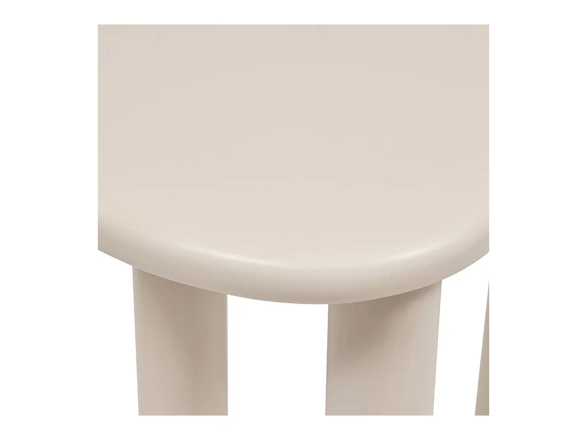 Table d'appoint console coloris ivoire - Longueur 100 x largeur 40 x Hauteur 80 cm