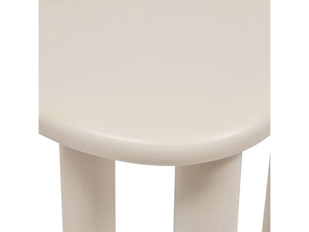 Table d'appoint console coloris ivoire - Longueur 100 x largeur 40 x Hauteur 80 cm