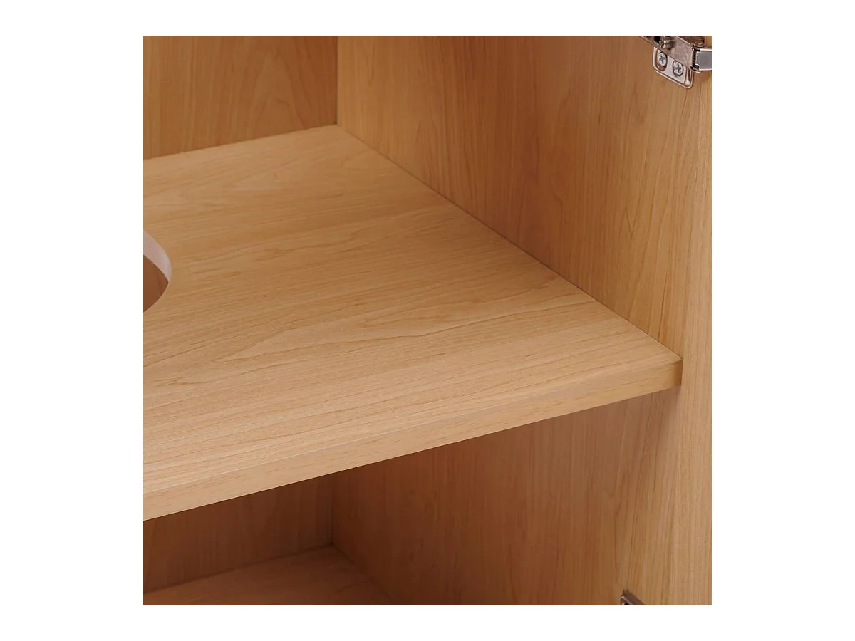 Meuble sous-lavabo salle de bas 2 portes - Longueur 70 x largeur 40 x Hauteur 80 cm