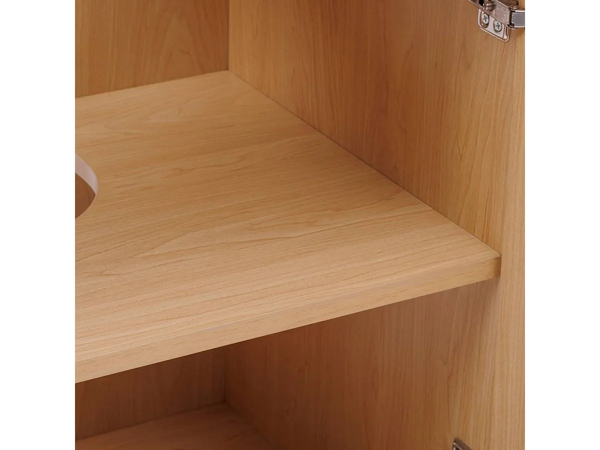 Meuble sous-lavabo salle de bas 2 portes - Longueur 70 x largeur 40 x Hauteur 80 cm