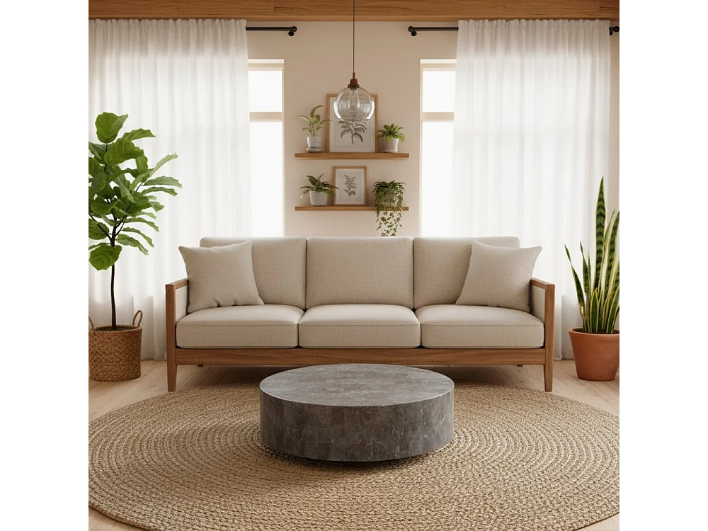 Orbis, Tavolino da salotto Grigio (85cm X 85cm H. 28cm)