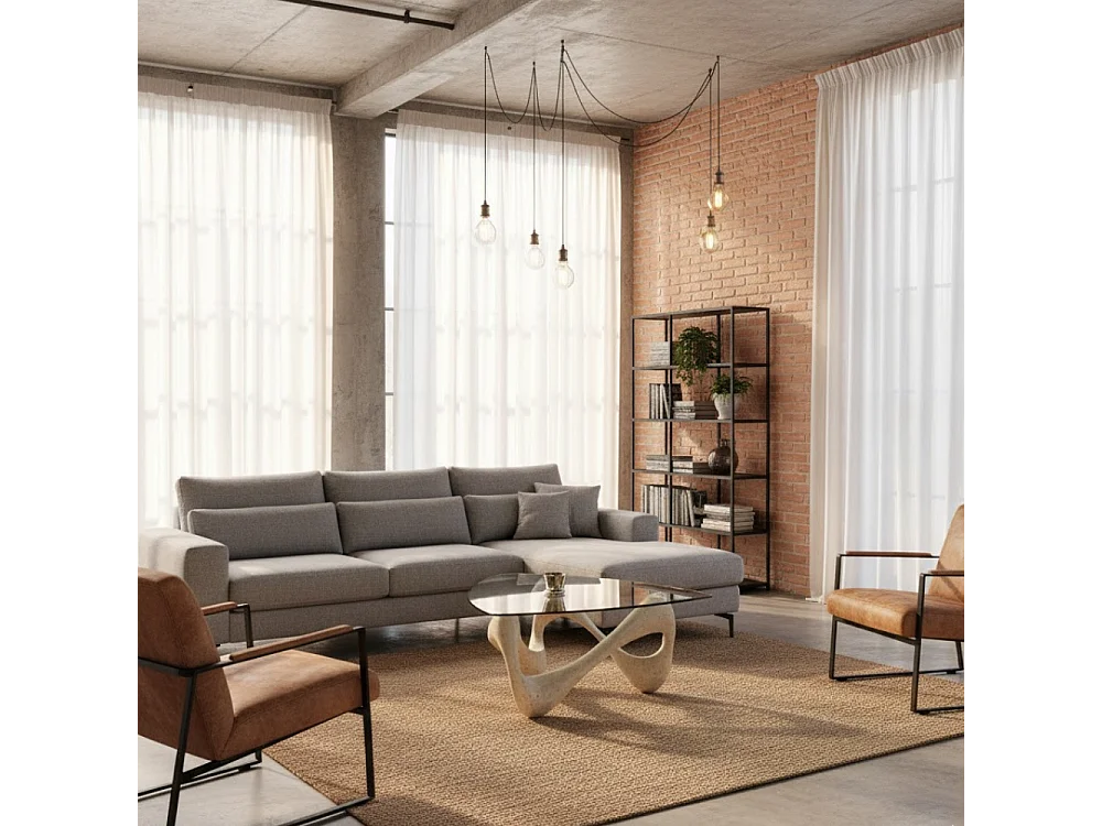 Aureus, Tavolino da salotto Beige (100cm X 100cm H. 42.5cm)