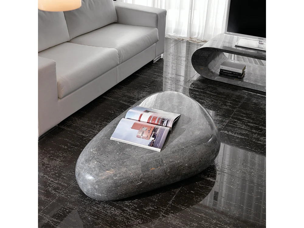 Petram, Tavolino da salotto Grigio (98cm X 52cm H. 27cm)| Duzzle