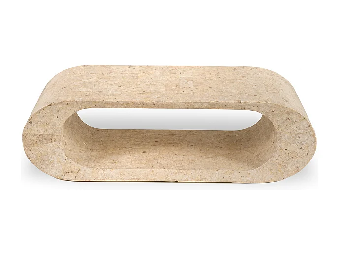 Horus, Tavolino da salotto / Porta tv Beige (62cm X 120cm H. 35cm)| Duzzle