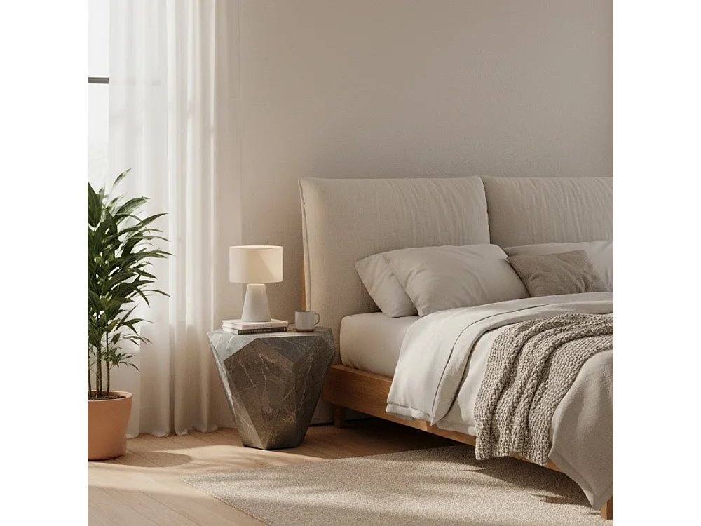 Ara minor, Tavolino da salotto Grigio (60cm X 60cm H. 50cm)| Duzzle