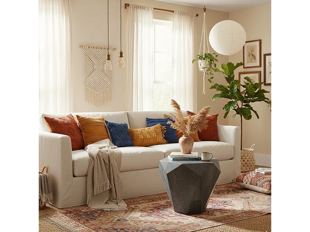 Ara minor, Tavolino da salotto Grigio (60cm X 60cm H. 50cm)| Duzzle