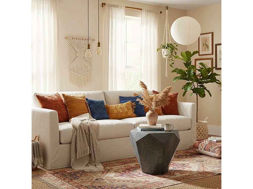 Ara minor, Tavolino da salotto Grigio (60cm X 60cm H. 50cm)