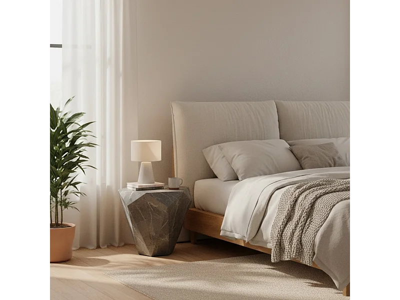 Ara minor, Tavolino da salotto Grigio (60cm X 60cm H. 50cm)