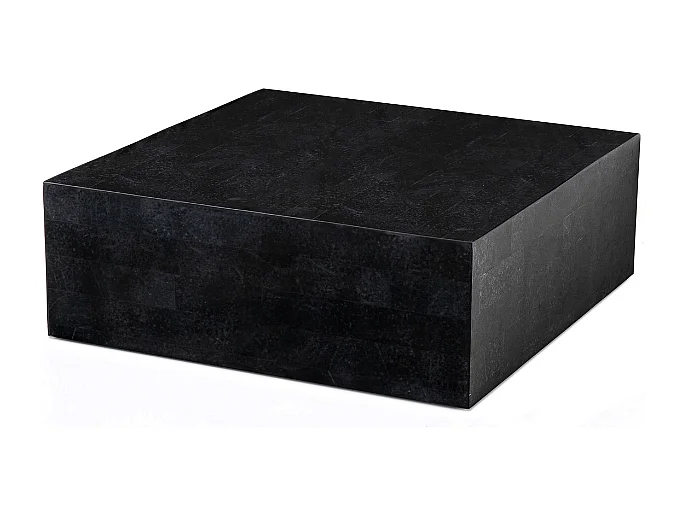 Obsydian, Tavolino da salotto Nero (80cm X 80cm H. 28cm)