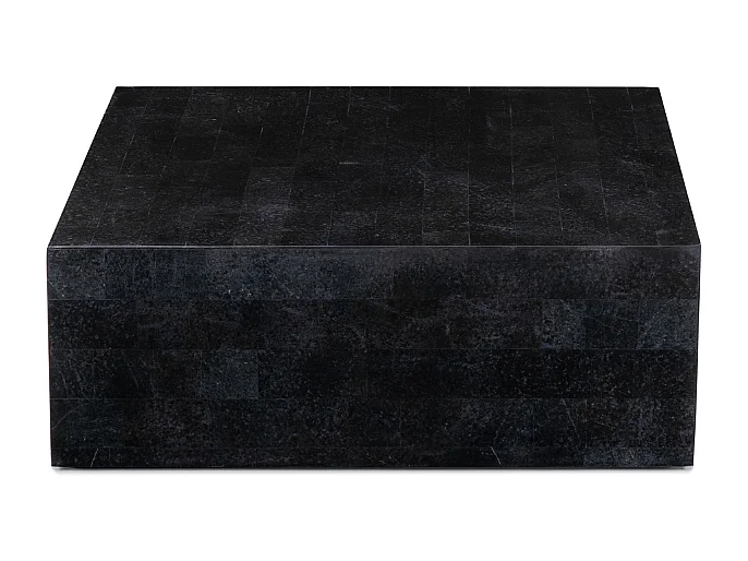 Obsydian, Tavolino da salotto Nero (80cm X 80cm H. 28cm)