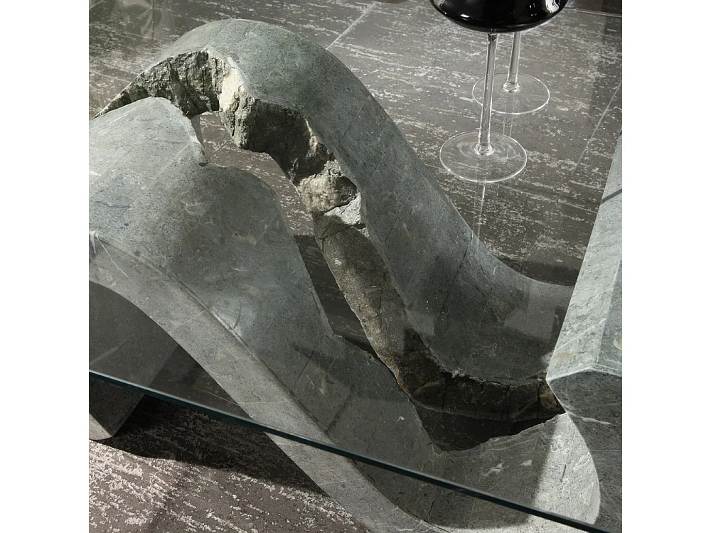 Solus, Tavolino da salotto Grigio (70cm X 120cm H. 36cm)| Duzzle