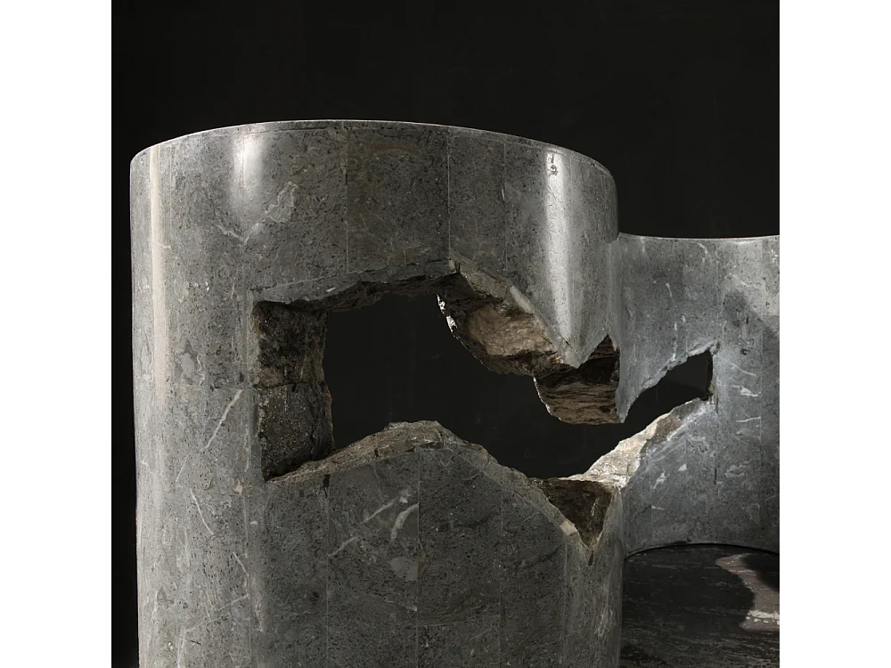 Solus, Tavolino da salotto Grigio (70cm X 120cm H. 36cm)| Duzzle