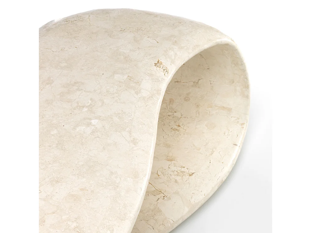 Focale, Tavolino da salotto Beige  (60cm X 123cm H. 34cm)| Duzzle