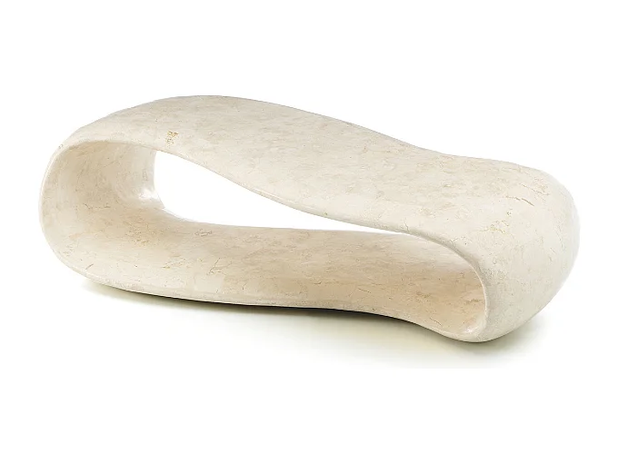 Focale, Tavolino da salotto Beige  (60cm X 123cm H. 34cm)