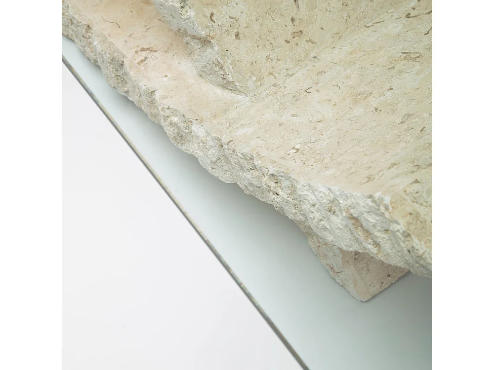 Joint, Tavolino da salotto Beige (70cm X 120cm H. 36cm)| Duzzle