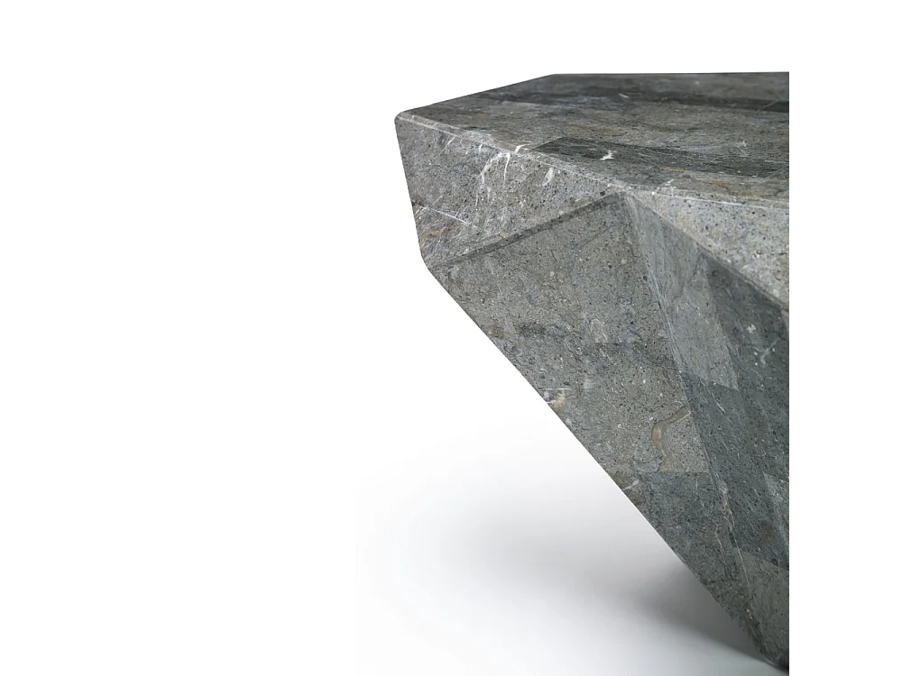 Ara major, Tavolino da salotto Grigio (70cm X 120cm H. 40cm)