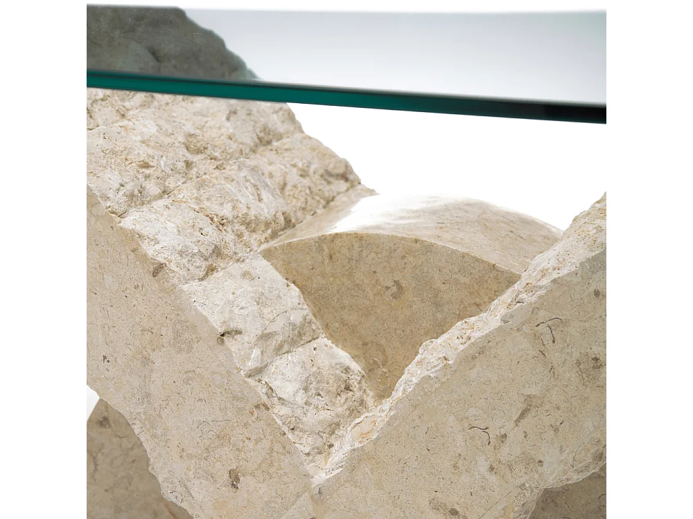 Vigor, Tavolino da salotto Beige (70cm X 120cm H. 40cm)