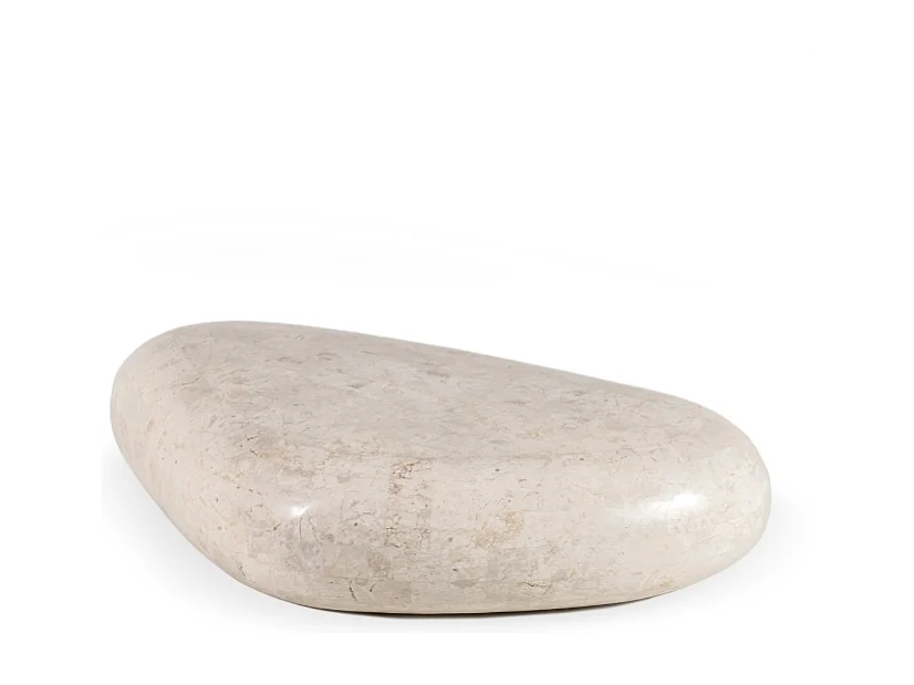 Petrus, Tavolino da salotto Beige (123cm X 74cm H. 27cm)