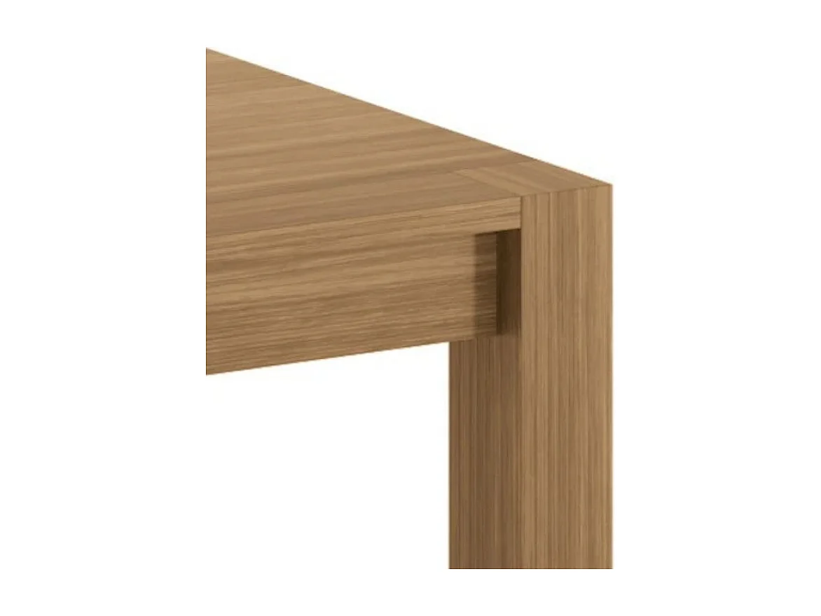 Tavolo da pranzo allungabile in legno impiallacciato rovere naturale Camden 140-190x80 cm fino a 8 posti Made in Italy | Duzzle