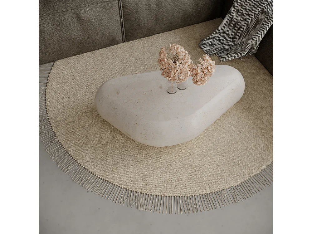 Petram, Tavolino da salotto Beige (98cm X 52cm H. 27cm)| Duzzle