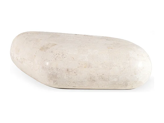 Petram, Tavolino da salotto Beige (98cm X 52cm H. 27cm)