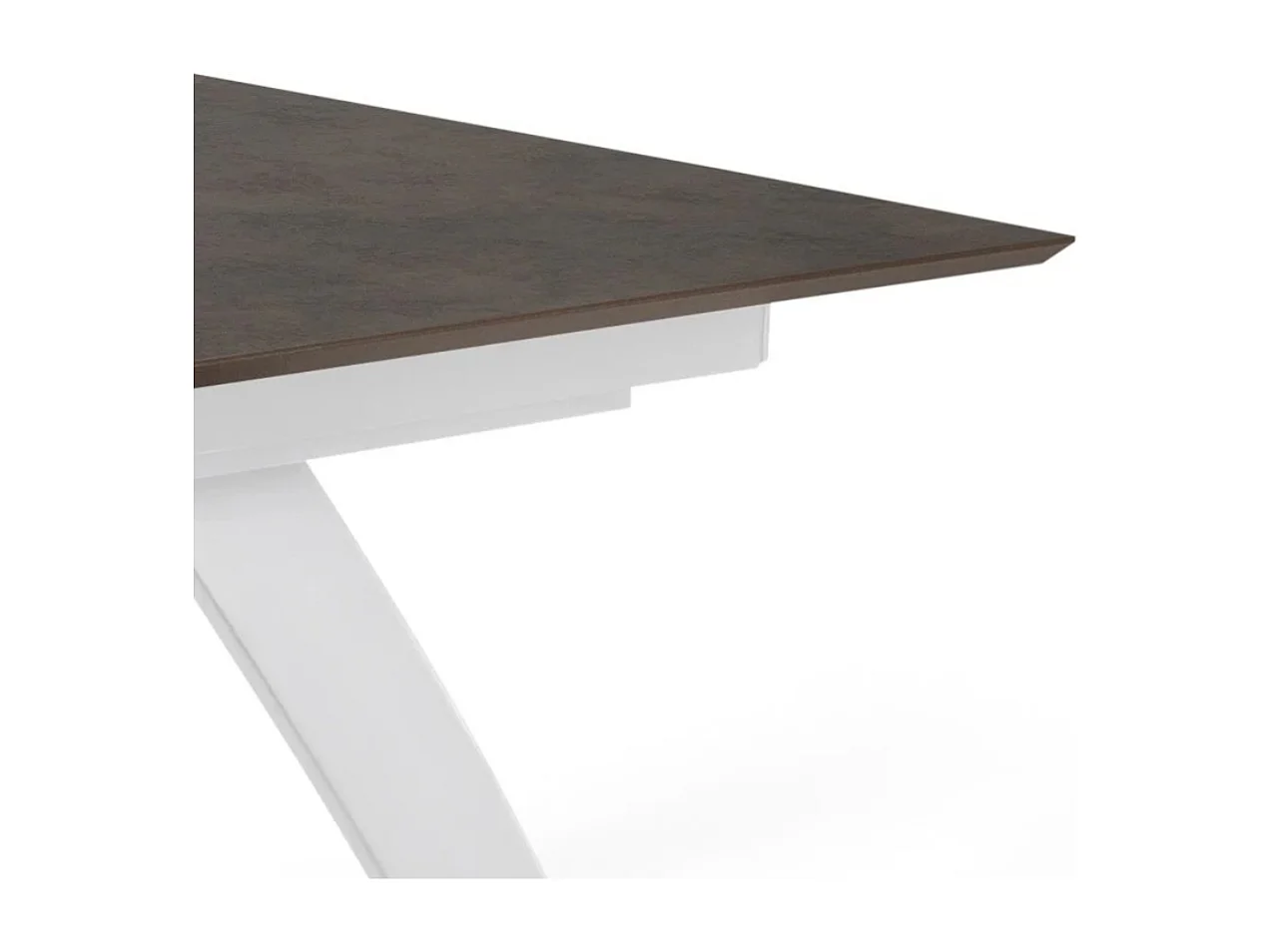 Grayson, Tavolo allungabile con top in HPL su MDF Ruggine (90cm X 170/270cm H. 76cm)