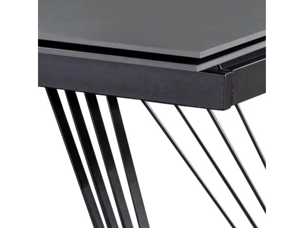 Tavolo da pranzo allungabile in ceramica grigio vintage Augustus 160-240x90 cm fino a 10 posti | Duzzle