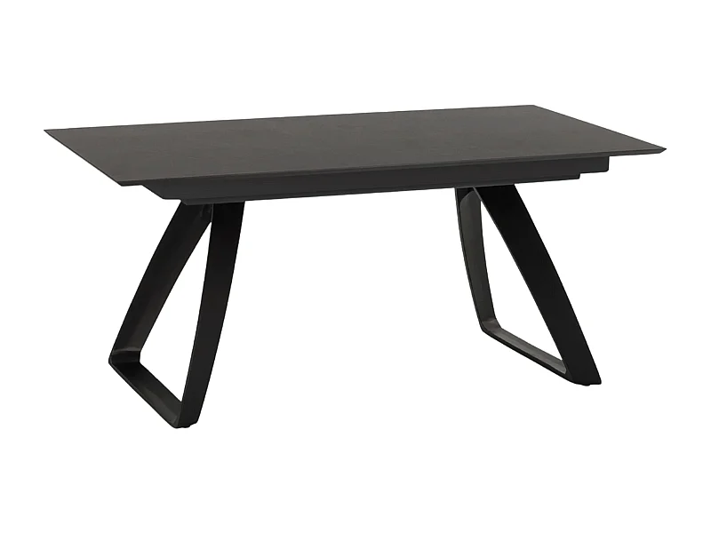 Tavolo da pranzo allungabile in HPL grigio scuro Grayson 170-270x90 cm fino a 12 posti Made in Italy | Duzzle