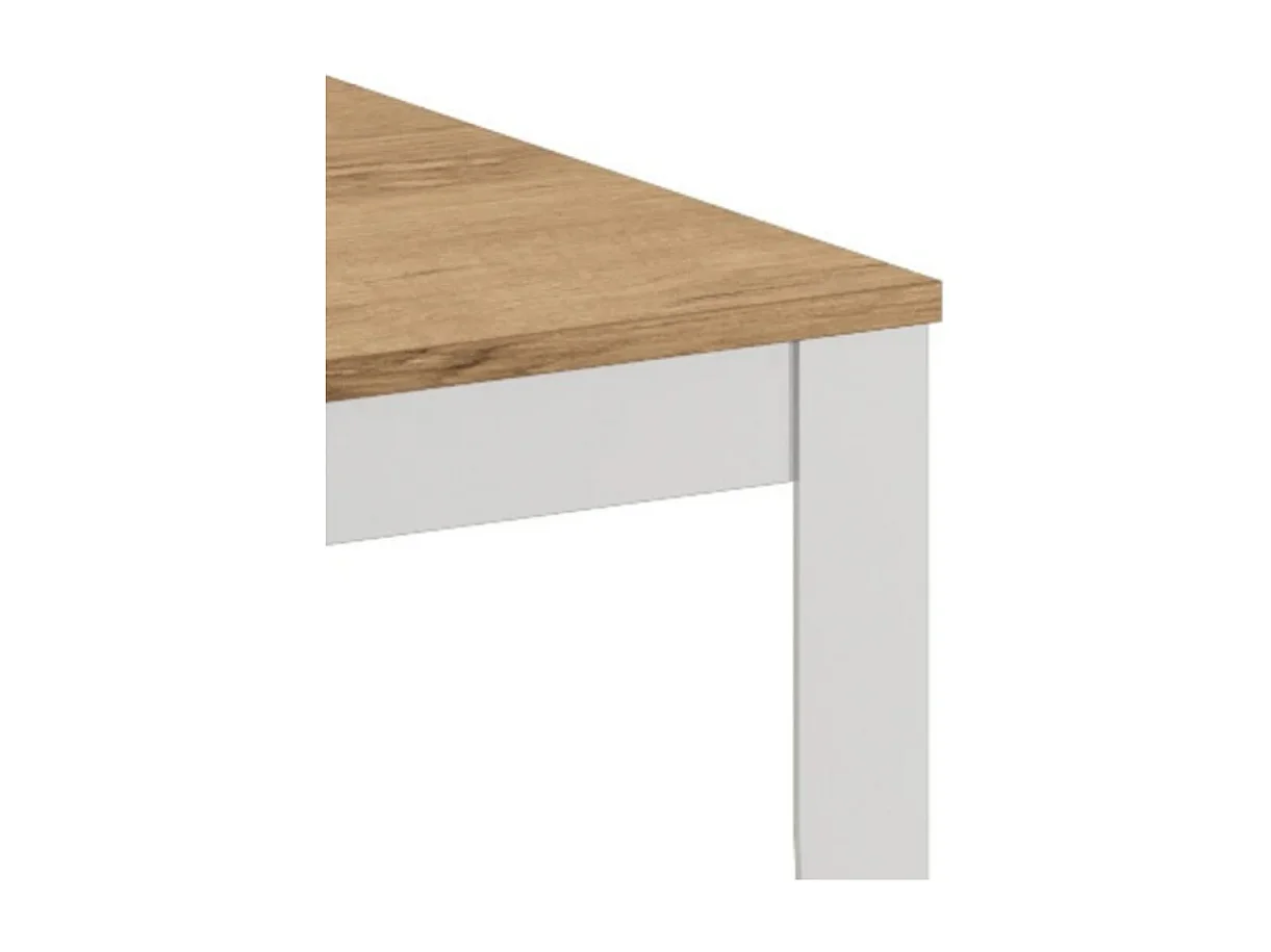 Moon,  Tavolo allungabile con top in melaminico Rovere (80cm X 130/290cm H. 76cm) Made in Italy