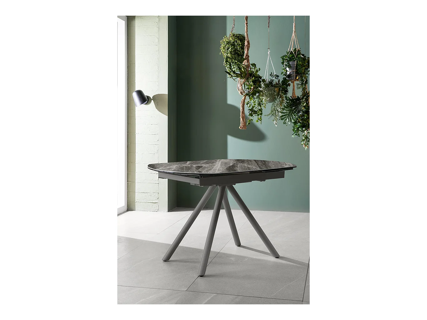 Maverick,  Tavolo allungabile   (90cm X 120/180 cm H. 76cm)| Duzzle