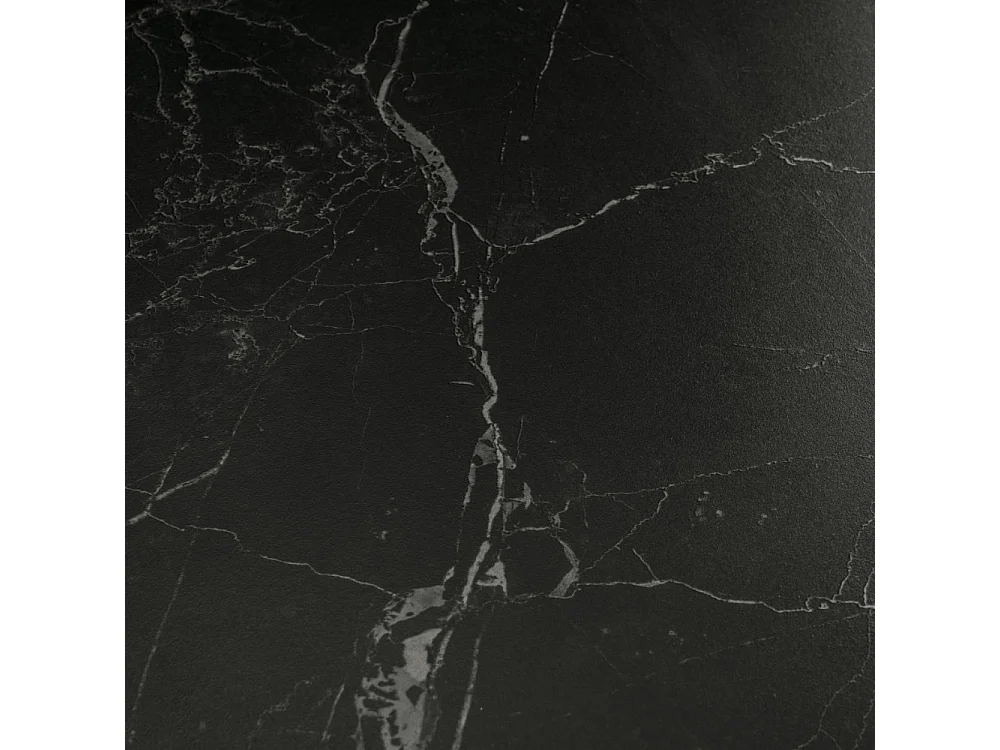 Ryder, Tavolo allungabile con top in HPL su MDF Nero (90cm X 170/270cm H. 76cm) Made in Italy