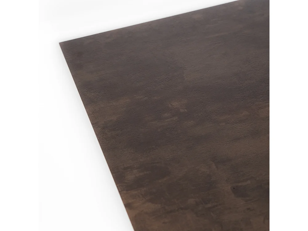 Tavolo da pranzo allungabile in HPL effetto marmo ruggine Ryder 170-270x90 cm fino a 12 posti Made in Italy | Duzzle