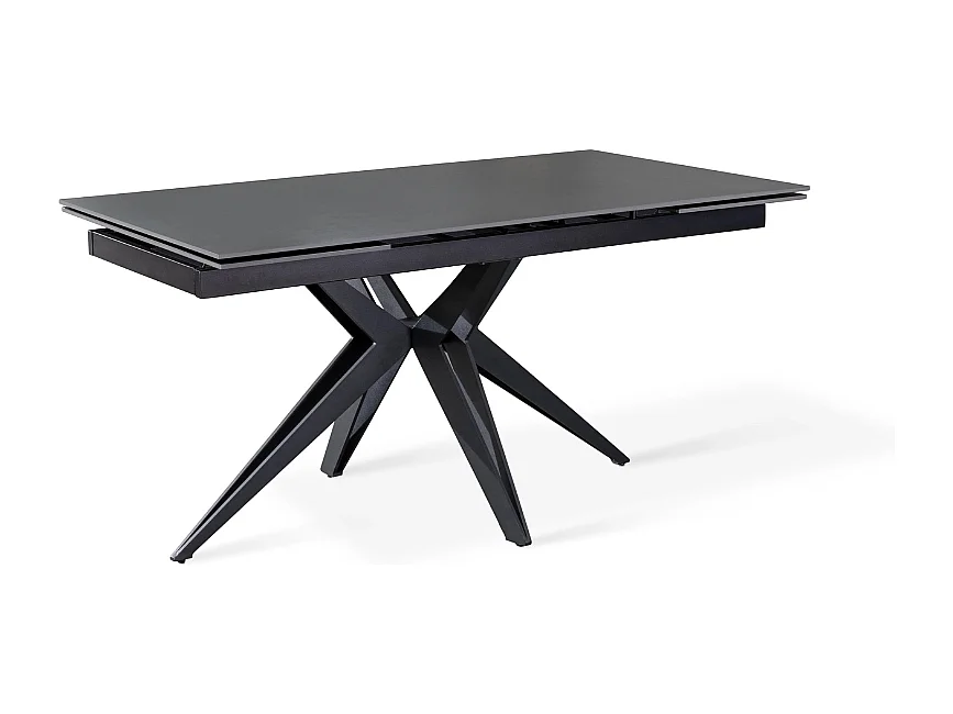 Tavolo da pranzo allungabile in ceramica grigio vintage Caesar 160-240x90 cm fino a 10 posti | Duzzle