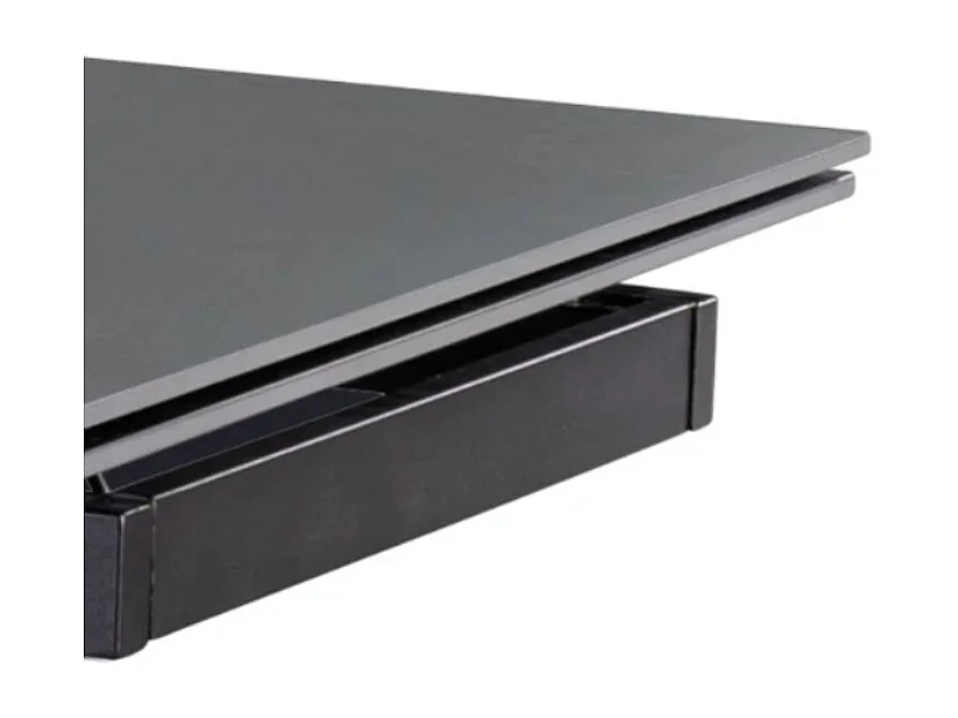 Tavolo da pranzo allungabile in ceramica grigio vintage Caesar 160-240x90 cm fino a 10 posti | Duzzle